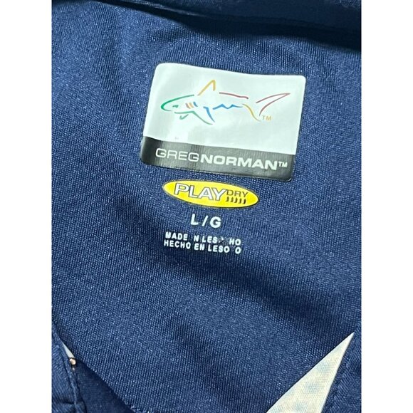 Greg Norman Golf Polo Shirt Men's Size Large Moisture Wicking Comfort Stretch Ex - Picture 3 of 7